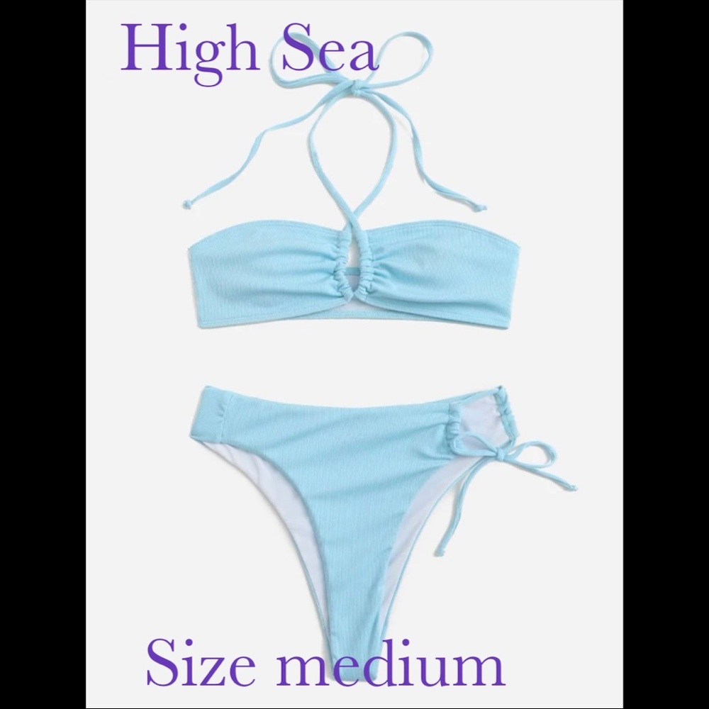 Sky blue bikini